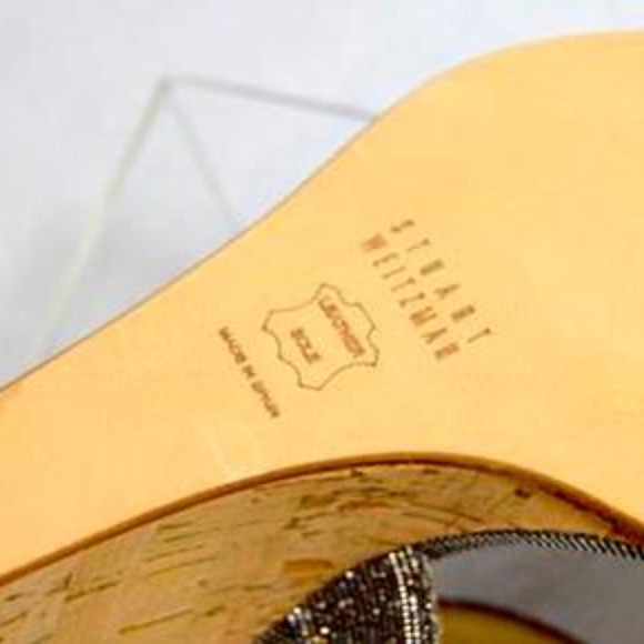 ๐๐ท๏ธ Multicoloured Glitter Sparkling Cork Wedges by Stuart Weitzman - Picture 7 of 11